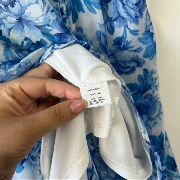 Show me your mumu v-right back sleeveless floral halter mini dress - Picture 8 of 9